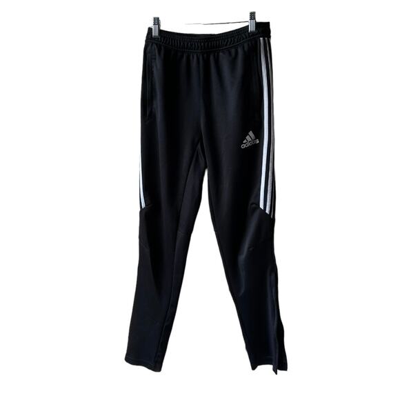 adidas climacool joggers juniors large black with white stripes - Picture 1 of 12